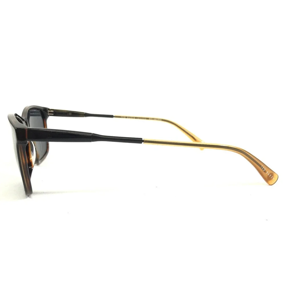 Ted Baker Sunglasses TMS093 BLK Black Tortoise Frames w/ Gray Polarized Lenses